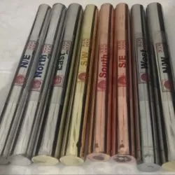 8 Direction Geopathic Rods – Brass Vastu Rods for Geopathic Stress Neutralization & Energy Balancing